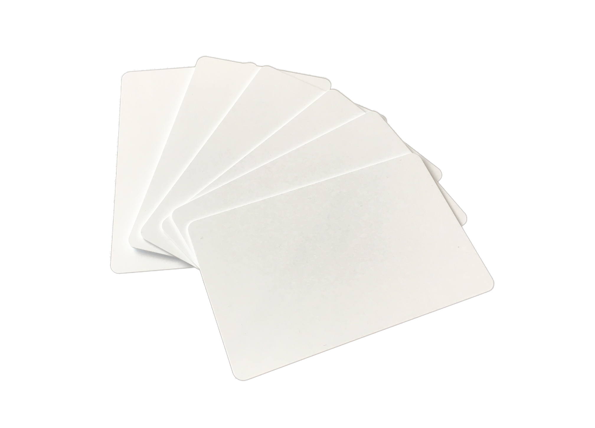 PVC Karten, weiß 86 x 54 x 0,76 mm